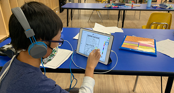 Children Learning Online